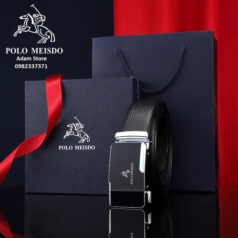 Thắt Lưng Nam Dây Nịt Nam Cao Cấp POLO MEISDO Sang Trọng Phù Hợp Làm Qùa Biếu Tặng Sinh Nhật