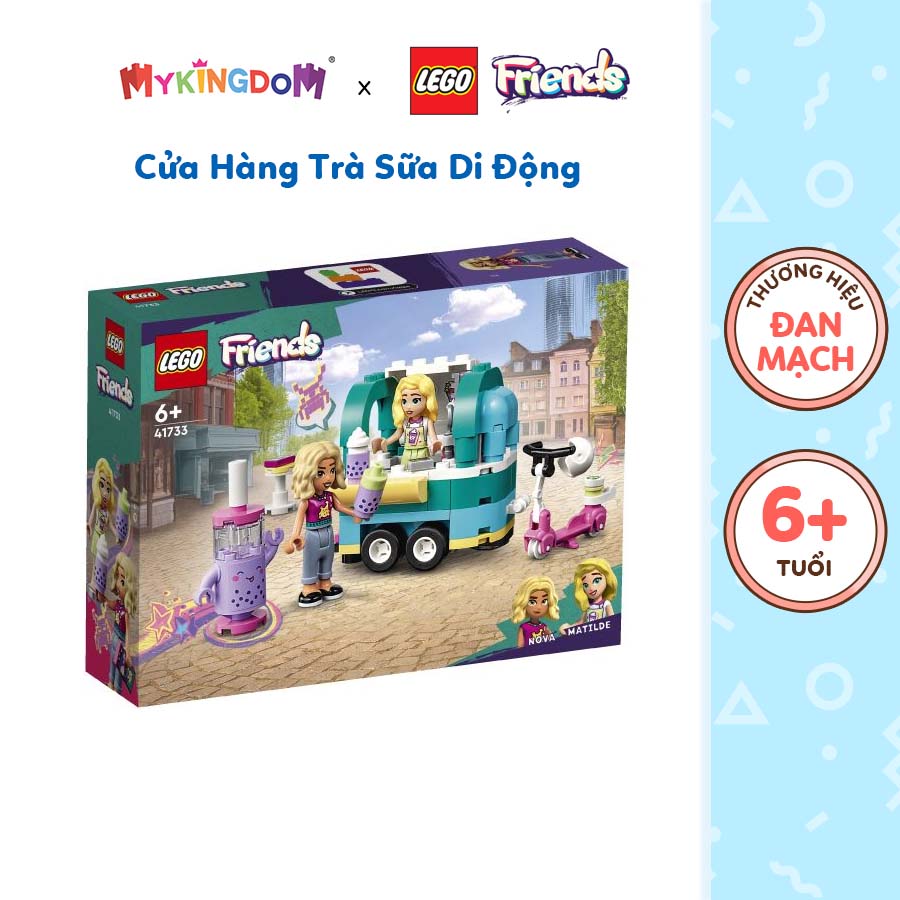 Đồ Chơi Lắp Ráp LEGO Friends Cửa Hàng Trà Sữa Di Động 41733