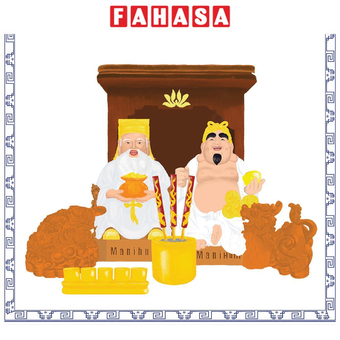 Mô Hình DIY - Bàn Thờ Thần Tài Ông Địa - Kim Tài Phúc Địa - Manihum BTN-02