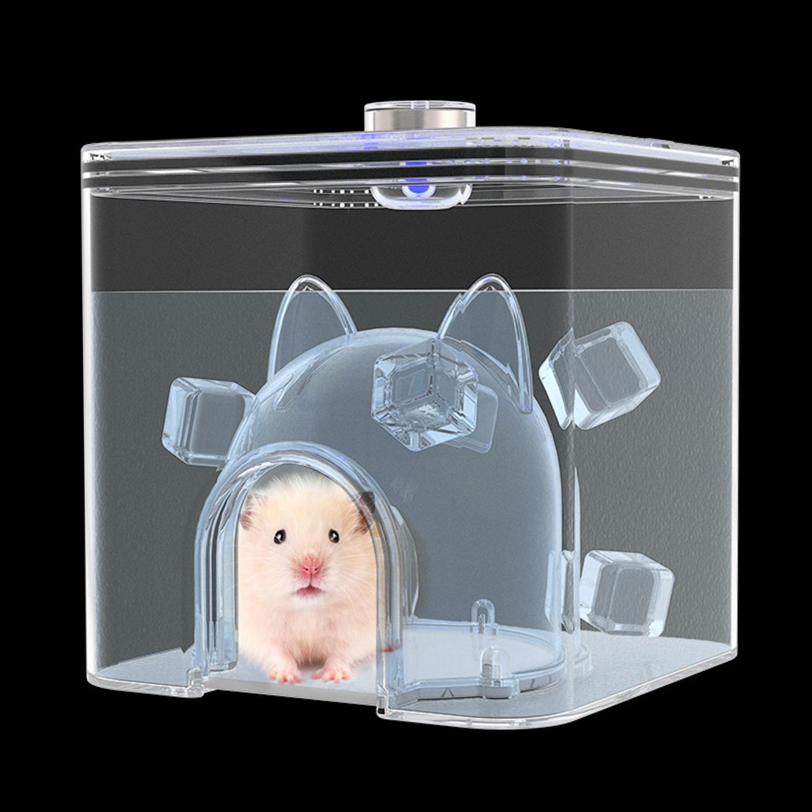 Hamster Summer House Small Pet Hideout Plastic Ice House for Hamster Rat