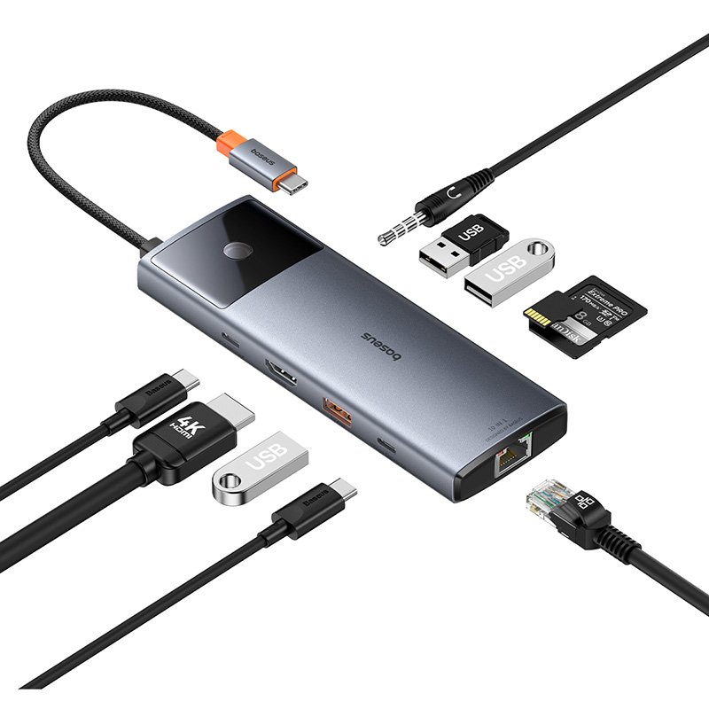 Hub Mở Rộng Kết Nối Baseus Metal Gleam Series II USB HUB
