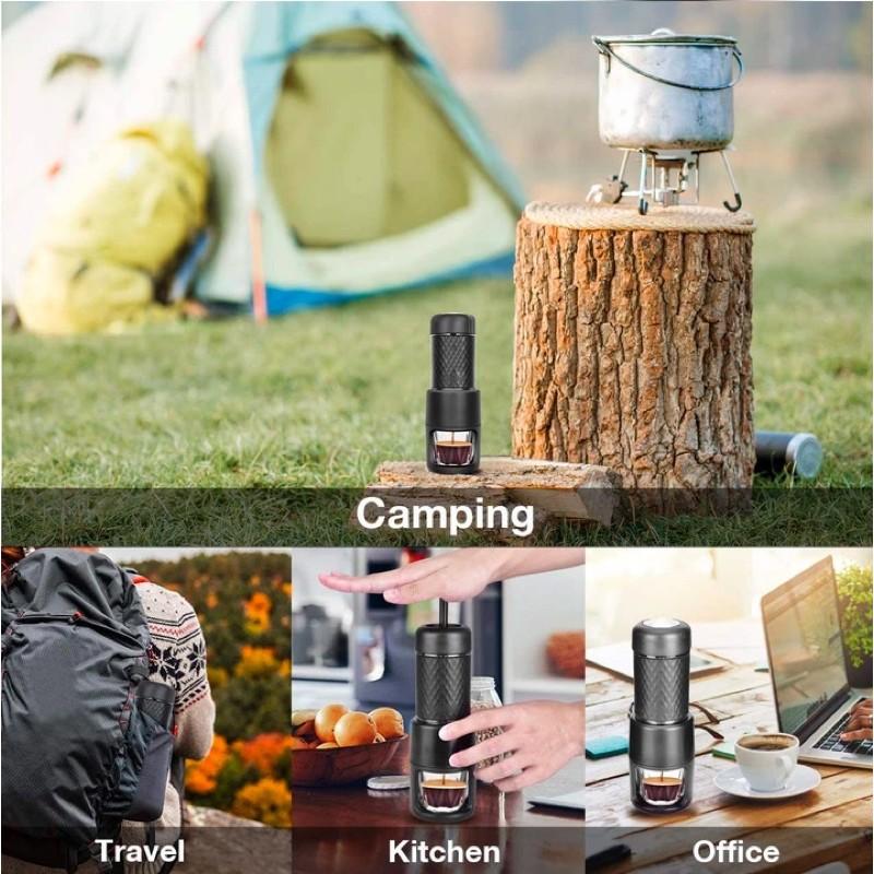 Máy pha cà phê Staresso du lịch đồ cắm trại máy pha cafe cầm tay Basic campout A063