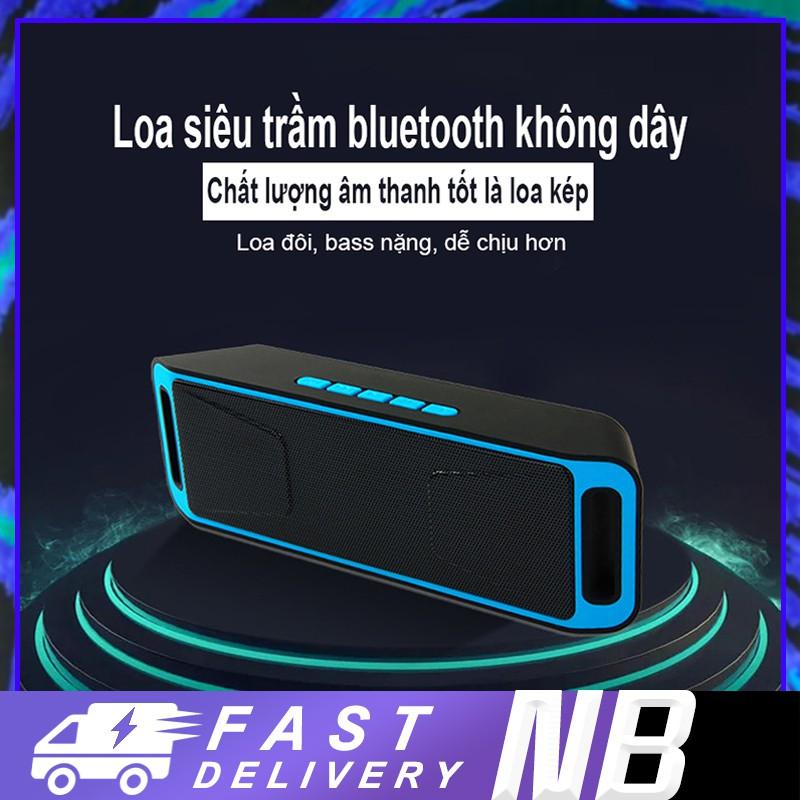 Loa Bluetooth Không Dây - Nghe Nhạc Hay Âm Thanh Chất Lượng Hỗ Trợ Cắm Thẻ Nhớ Và Usb - YXSC208