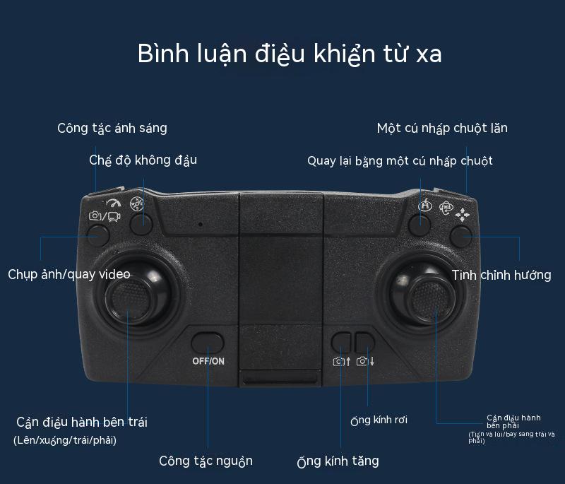 Máy bay L809 chất lượng cao điều chỉnh máy ảnh 2 máy ảnh 4 máy bay ánh sáng vị trí điều khiển từ xa máy bay