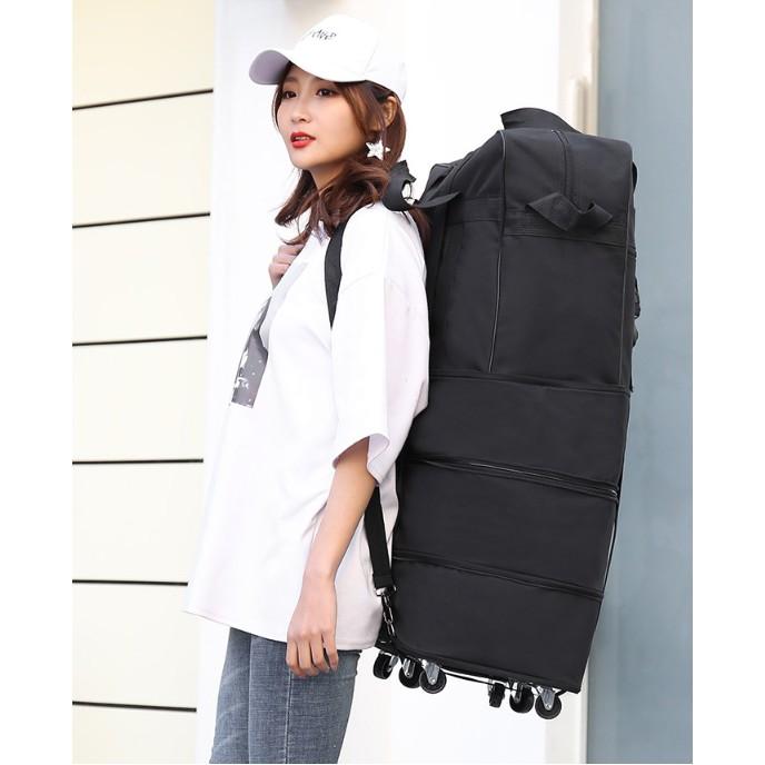 Vali du lịch xếp gọn 4 tầng Oxford Fashion 82x28x48cm - AsiaMart