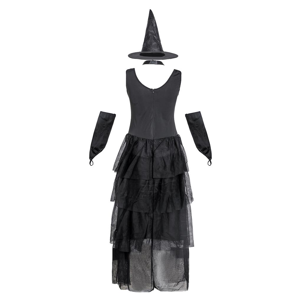 Adult Ladies Womens Witch Fancy Dress Costume Halloween Party Cosplay M