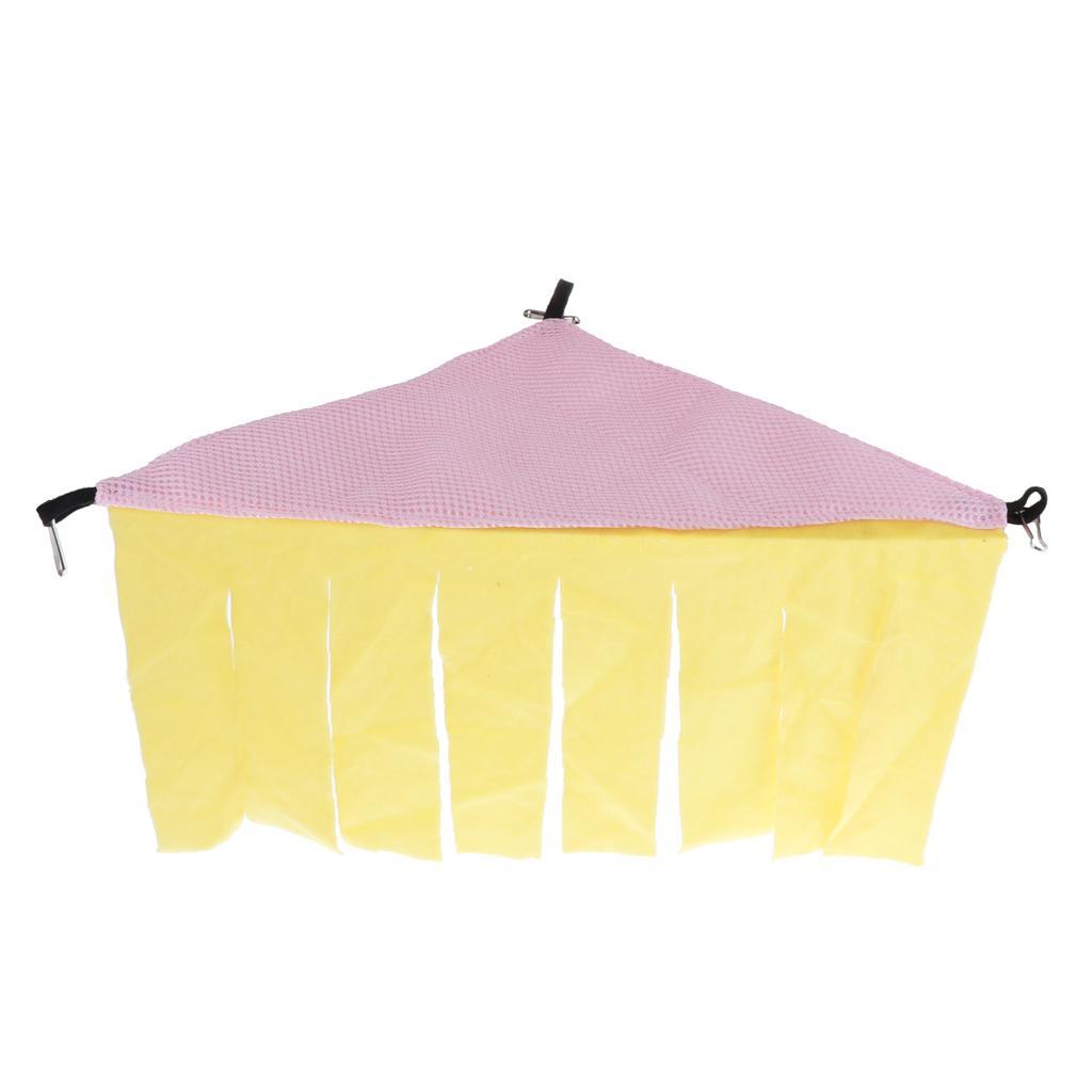 Hamster Squirrel Hammock Small Animal Play  Hamster Bed Nest  Pink