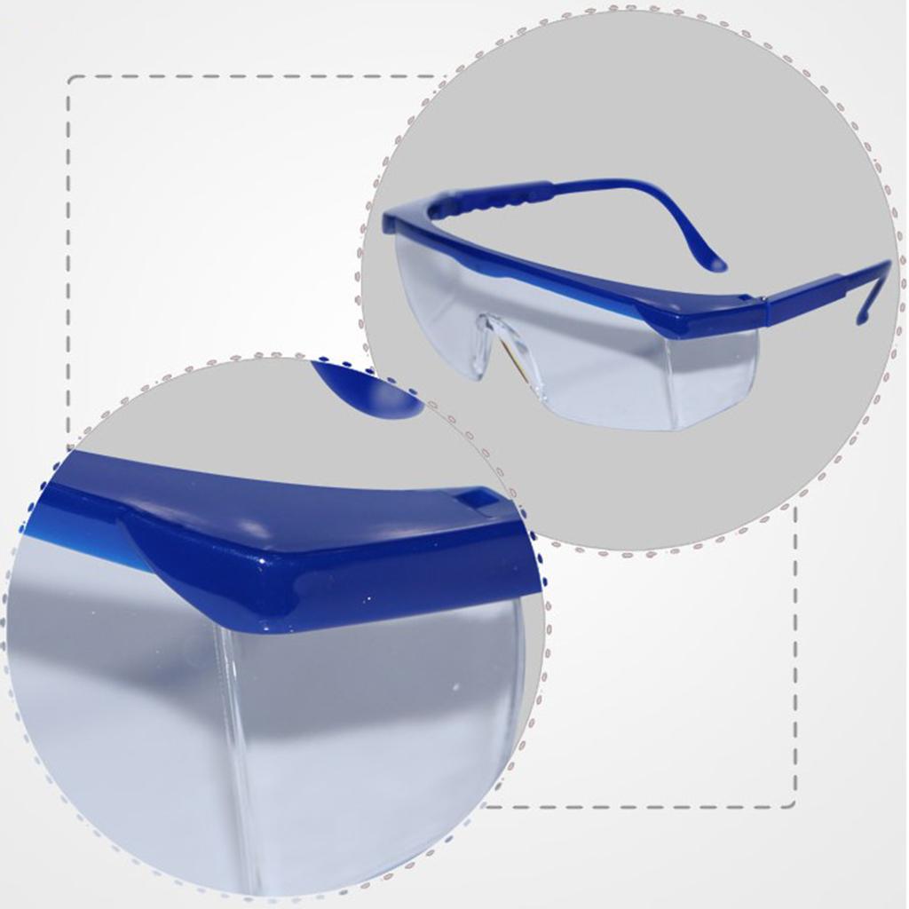 Lots 10 Lightweight Safety Glasses Eye Protector w/Clear Lens Dust-proof