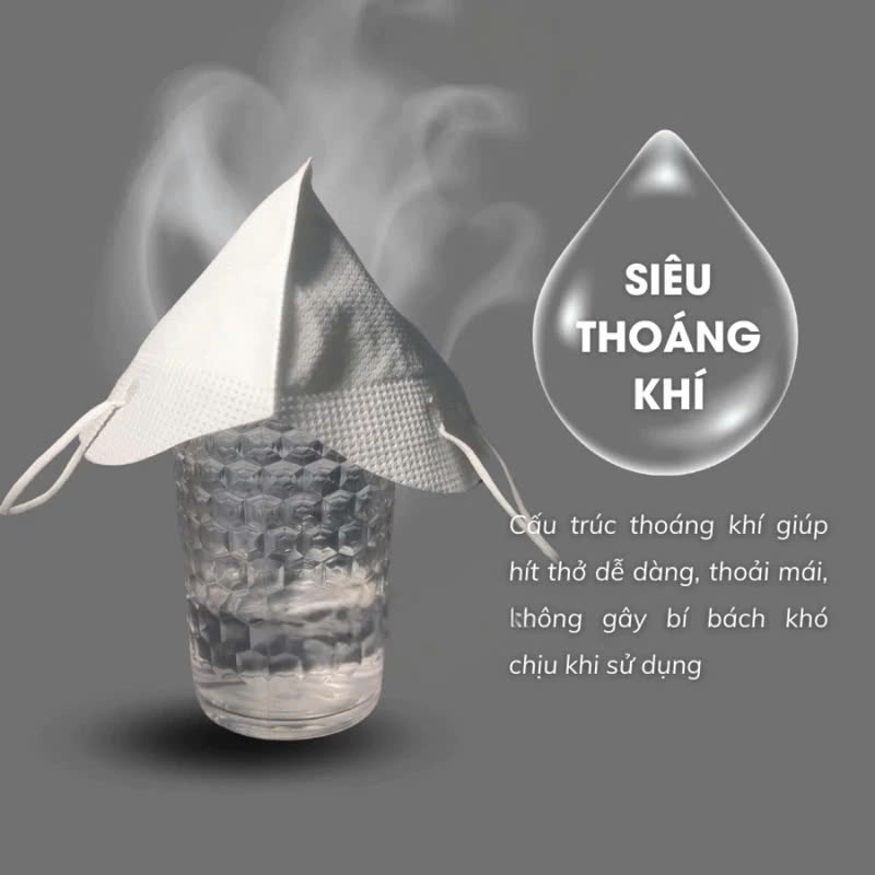 Combo 10 Túi 100 Khẩu Trang 9A Pt 5 Lớp Chống Nắng, Ngăn Bụi Mịn Hiệu Quả ( Màu Trắng )