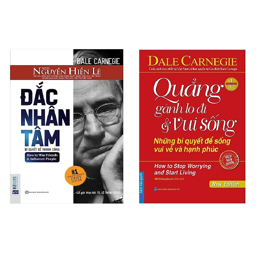 Combo Đắc nhân Tâm và Quẳng Gánh Lo Đi Và Vui Sống - Những Bí Quyết Để Sống Vui Vẻ Và Hạnh Phúc