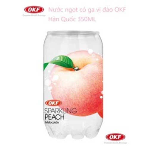 Nước ngọt có ga vị đào OKF Hàn Quốc 350ML