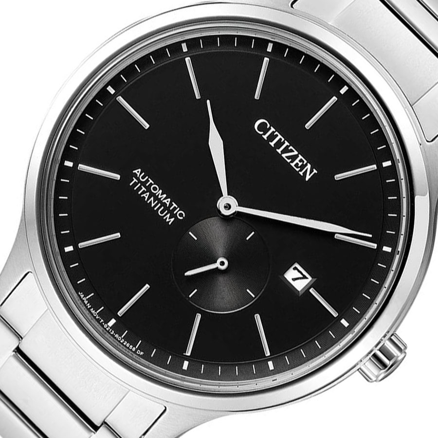 Đồng Hồ Nam Citizen Dây Titanium NJ0090-81E - Mặt Đen (Sapphire)