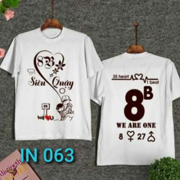 Áo lớp phong cách kèm ảnh thật _ IN 063