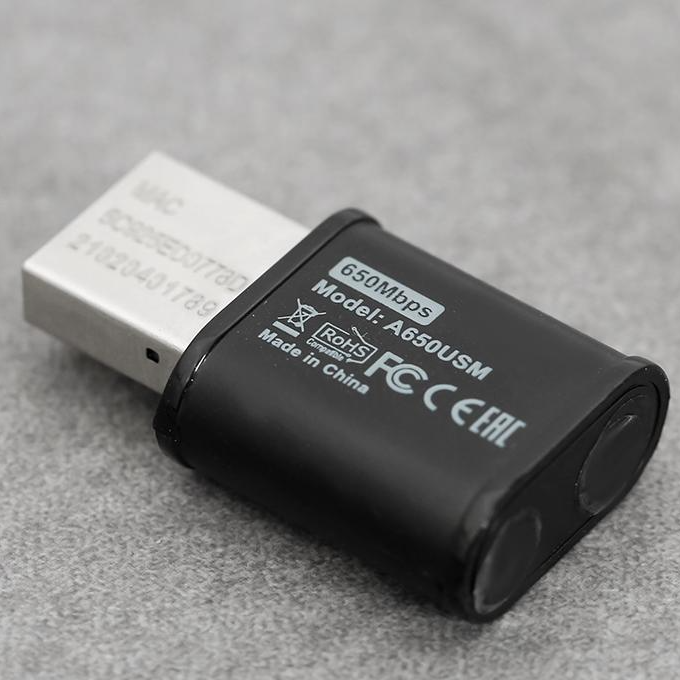 USB Wifi AC650 Mbps Totolink A650USM Đen - Hàng chính hãng