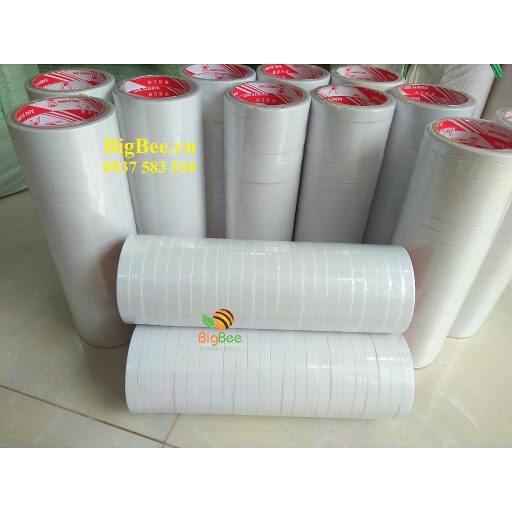 Cây băng dính 2 mặt khổ nhỏ khổ to loại dầy