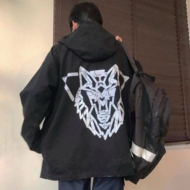 Áo khoác dù phát sáng