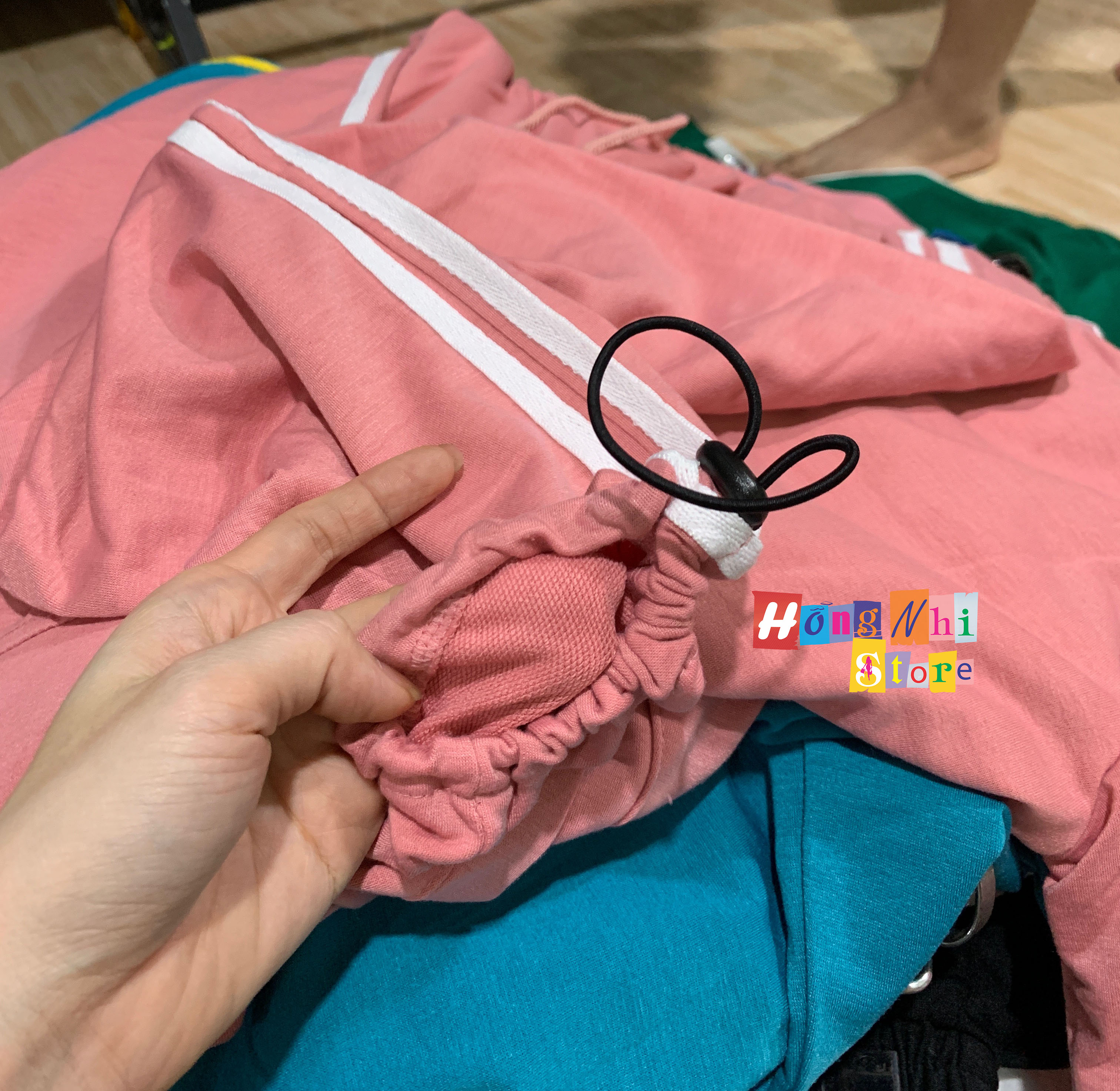 Set Bộ Thể Thao Oversize Ulzzang Unisex Áo Khoác Tay Dài Quần Jogger Dài Màu Hồng Cao Cấp - MM