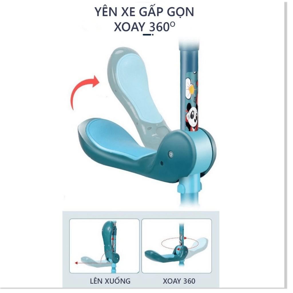 Xe Scooter vận động PANDA 3In1 Chồi Chân, Có Nhạc