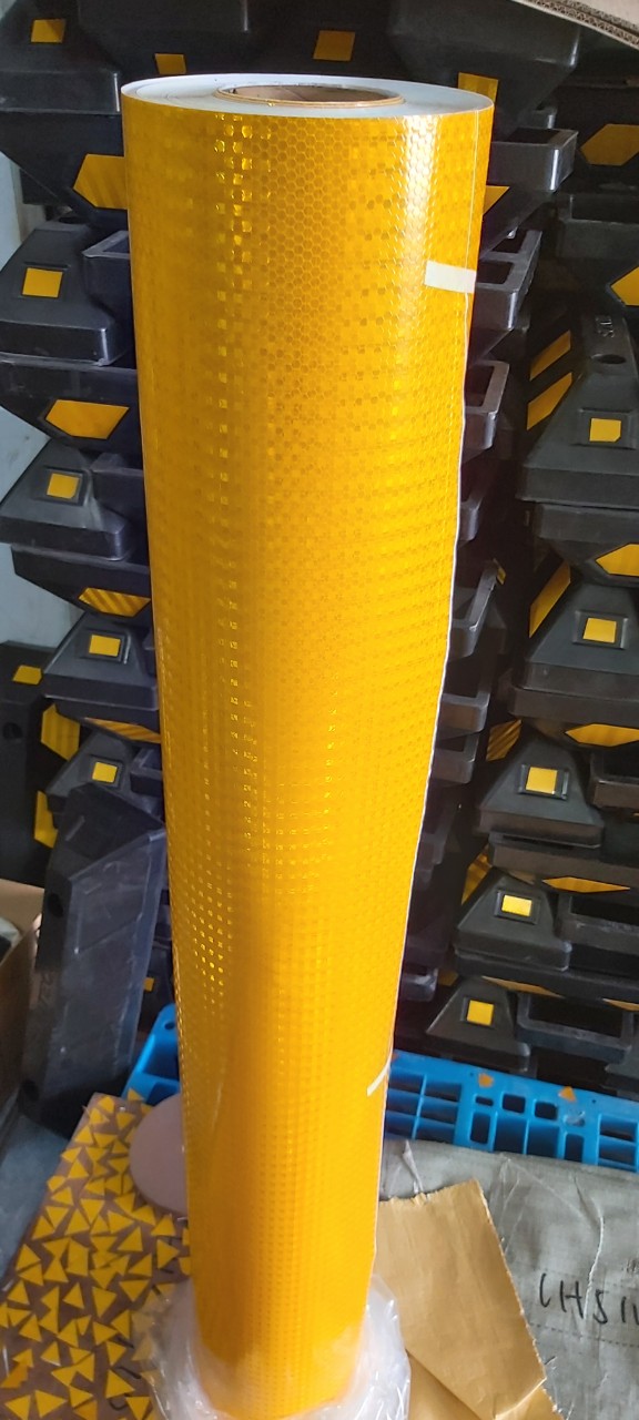 Decal phản quang màu vàng KT 1.2m x 45.7m