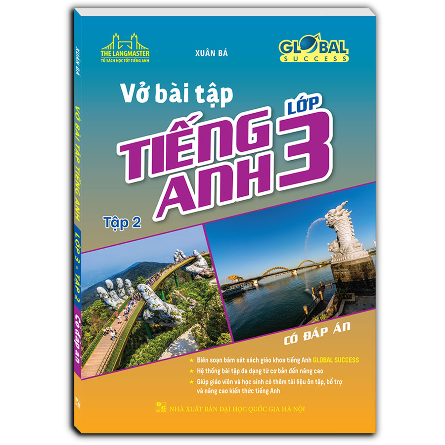 GLOBAL SUCCESS - Vở bài tập tiếng anh lớp 3 tập 2 (có đáp án)