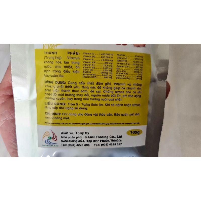 Vitamin Best GROW Cho Cá Cảnh Trộn Tôm - Tim Bò