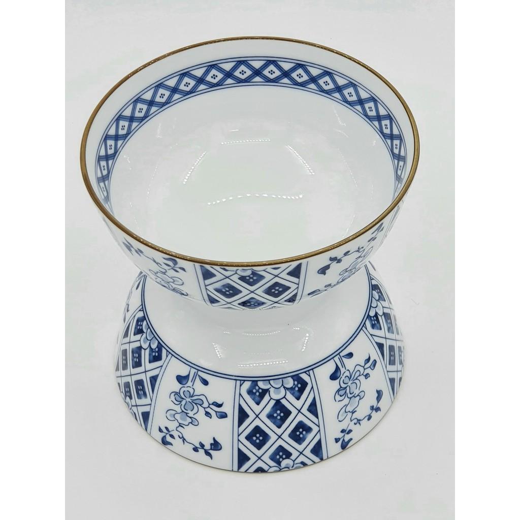 Xả Kho Bộ bát đĩa Bát Tràng vẽ Sơn Thuỷ Đẹp Sang Chảnh