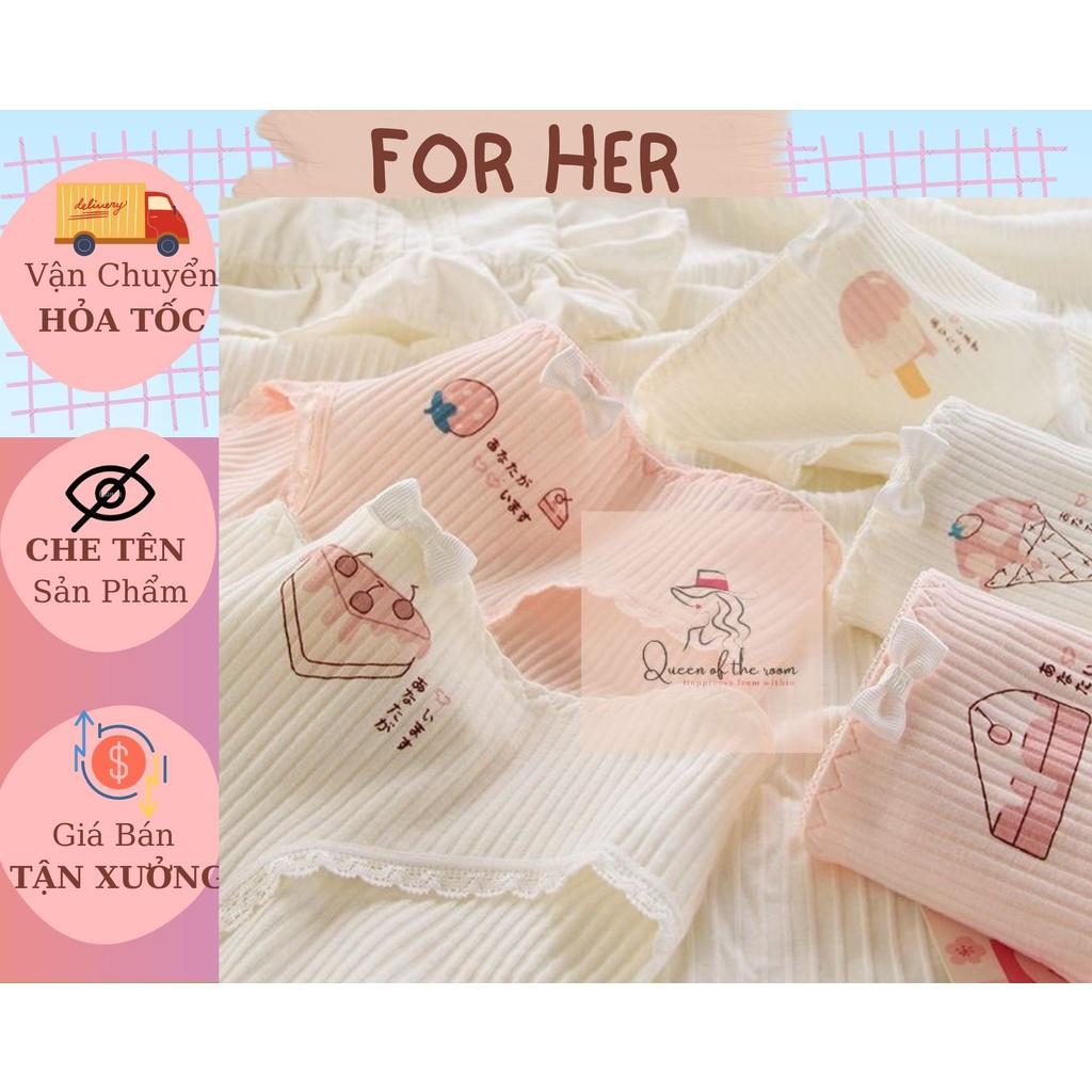 Quần lót cotton nữ mẫu bánh ngọt