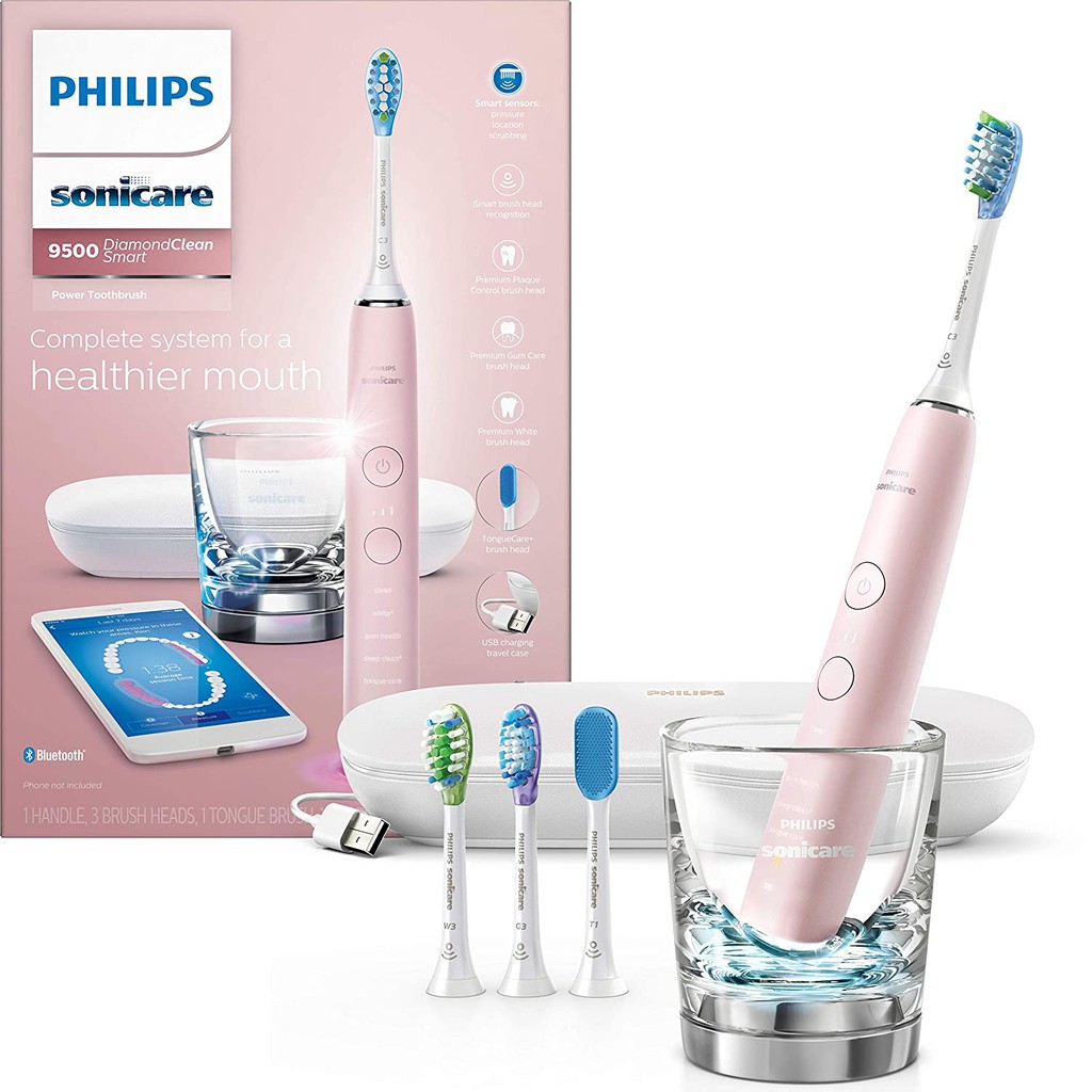 Bàn chải đánh răng điện Philips Sonicare 4100,  5100,  5300,  6100,  7000,  7300, 9700 | Hàng Mỹ