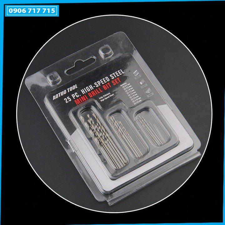 BỘ 25 MŨI KHOAN SẮT MINI TIỆN DỤNG - DIY582