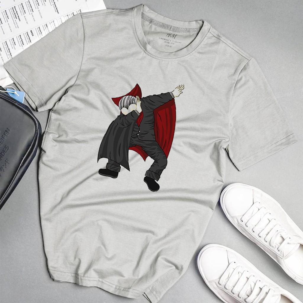 Áo phông nam dabing siêu chất phong cách unisex màu xám