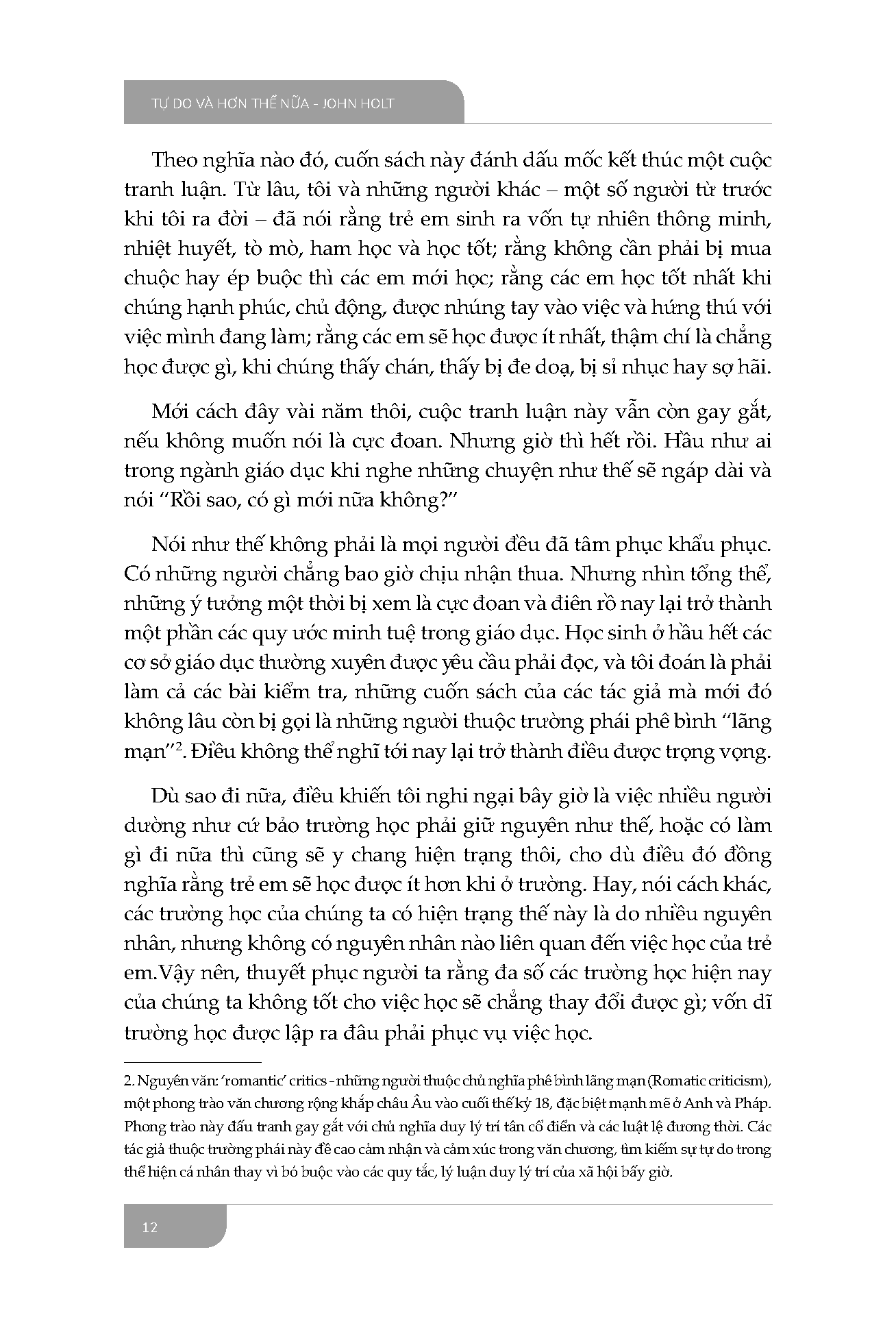 Sách - Tự Do Và Hơn Thế Nữa - Hướng Tới Giáo Dục Và Xã Hội Thoát Trường Lớp