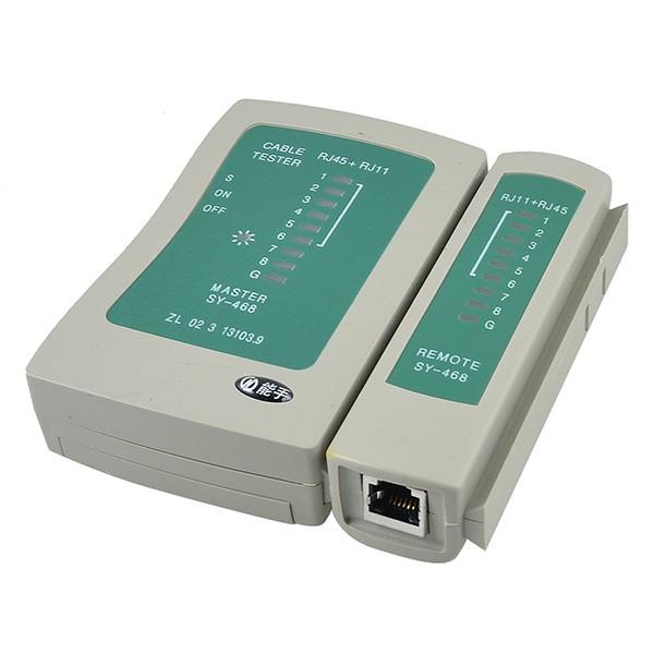 Bộ Test Cáp Mạng (tặng kèm pin) - Hộp Kiểm Tra Dây Mạng - RJ45