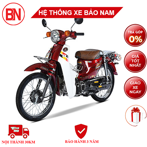 Xe Máy 50cc Cub 81 Hyosung - Đỏ mận