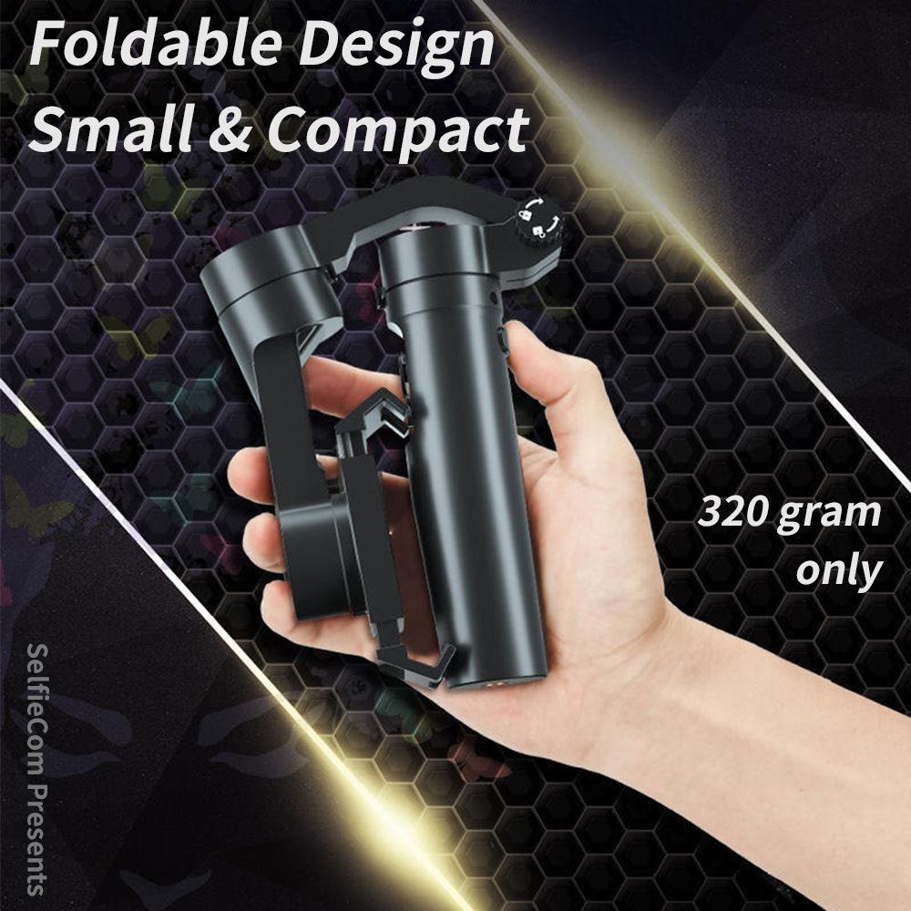 Giá thấp nhất gimbal rung cầm tay trực tiếp ổn định ba trục thông minh theo dõi quay video chống rung Chụp ảnh tự sướng ổn định
