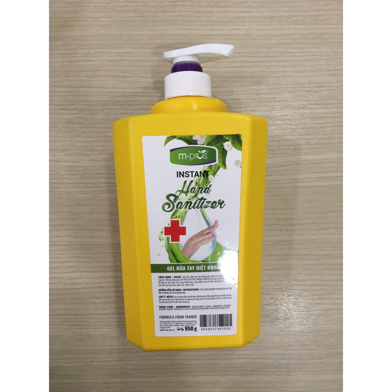 Gel Rửa Tay Khô Sạch Khuẩn M.pros 950GR