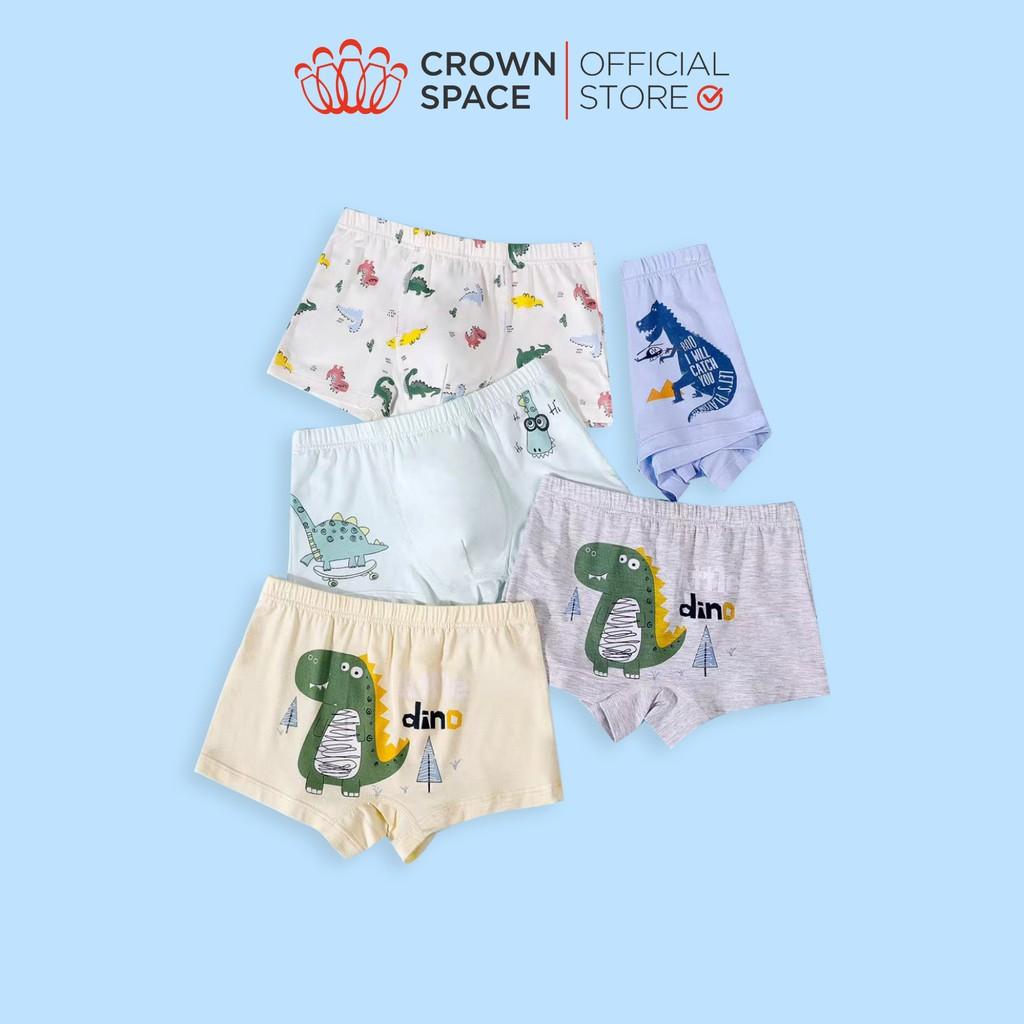 Set Combo 2 Quần Chip Cho Bé Trai Chính Hãng CrownSpace CKBS8011324 – Cotton Thoáng Mát, Kháng Khuẩn Cho Bé (Giao màu ngẫu nhiên)