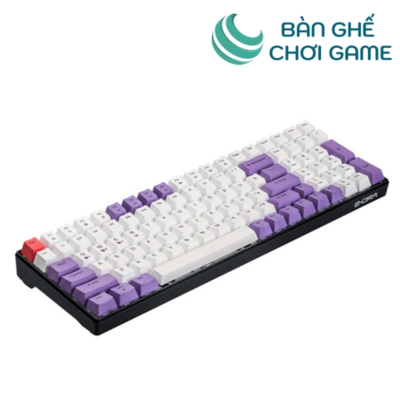 Bàn phím cơ không dây E-Dra EK396W Gateron Switch - Hàng chính hãng