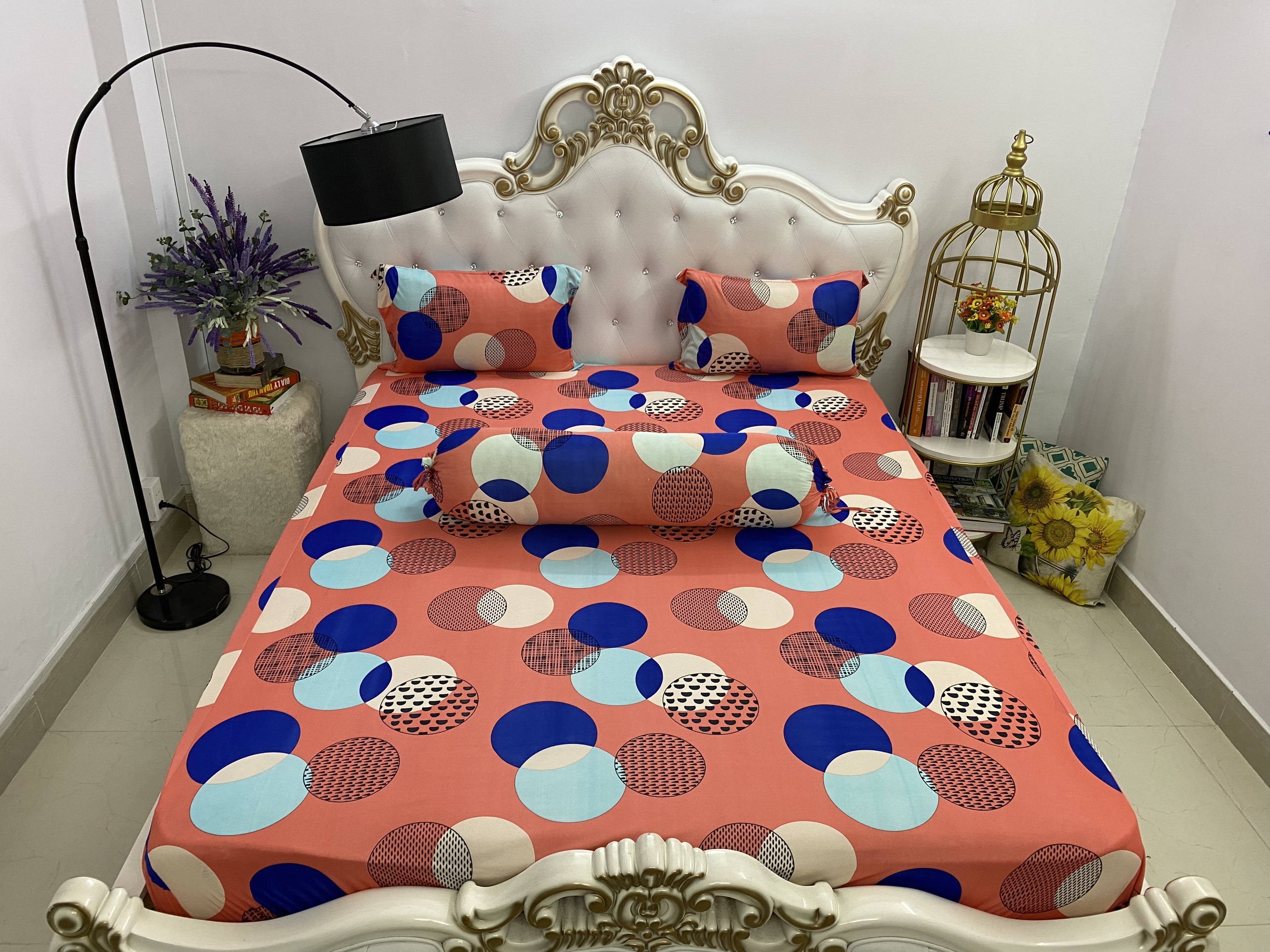 Bộ Drap gối Thun Hàn Quốc mát lạnh đủ size