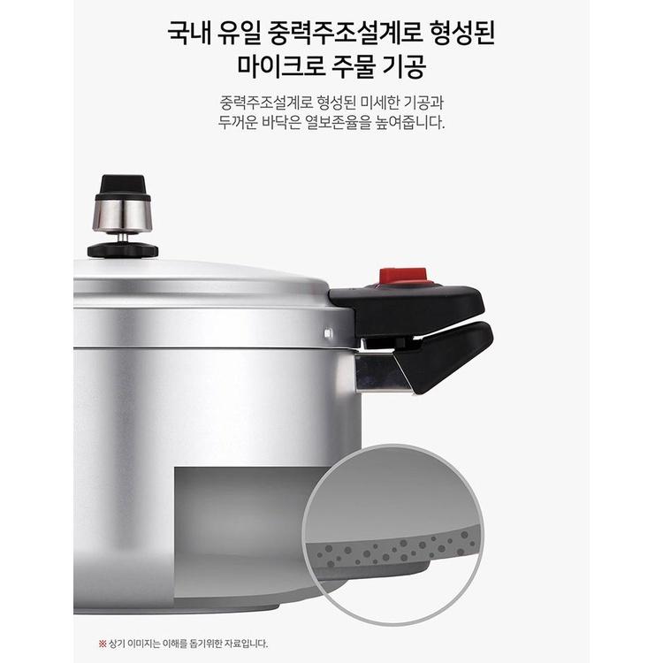 Nồi áp suất nhôm nguyên khối PN HCAPC-50 Tặng Máy xay sinh tố PN SMKANB-4000 - Hàng chính hãng