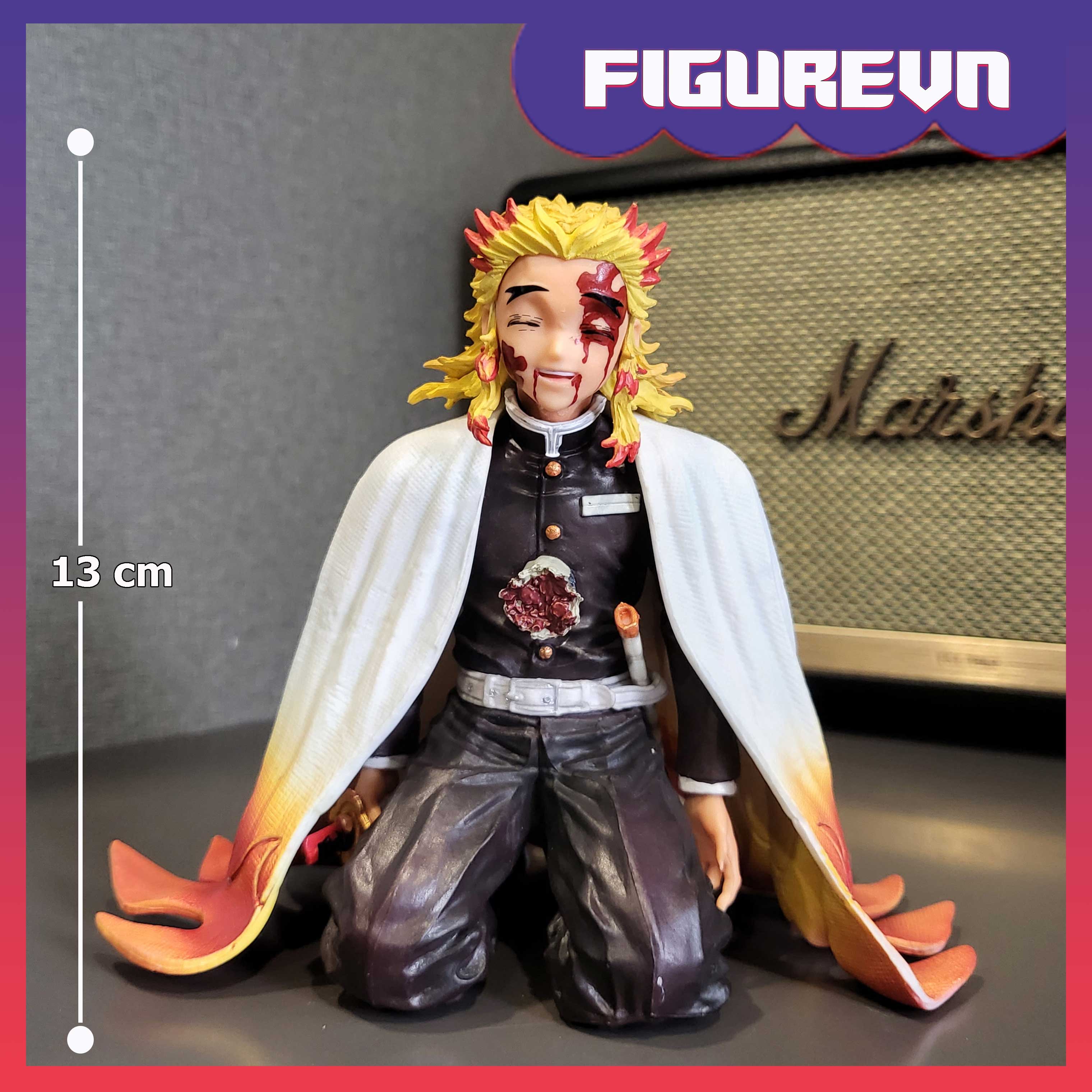 Mô hình Viêm Trụ Rengoku Trọng Thương 13 cm - Kimetsu No Yaiba