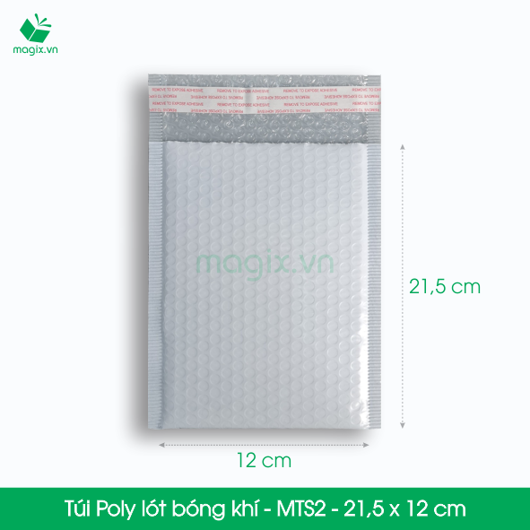 MTS2 - 21.5x12 cm - 25 Túi chống sốc bọc bóng khí