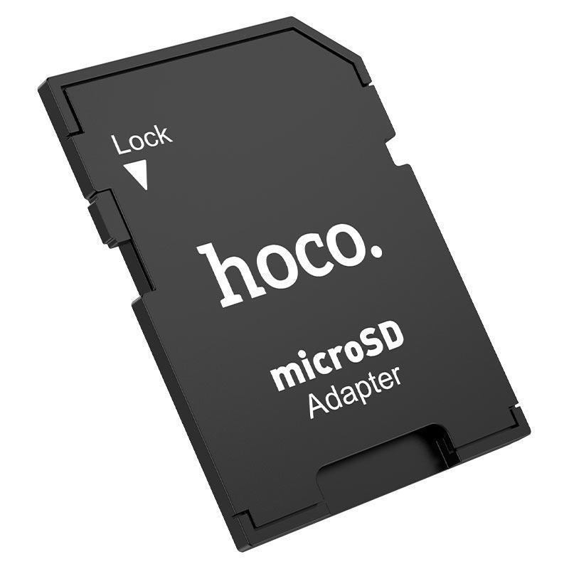 Vỏ thẻ nhớ Micro SD Hoco HB22, áo đọc thẻ SD (TF) sang SD dùng cho máy ảnh, laptop hàng chính hãng Phụ Kiện Camera