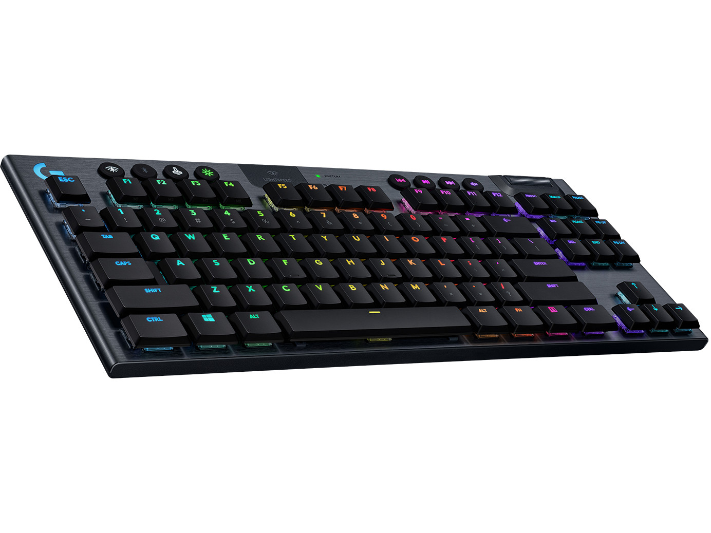 Bàn phím cơ không dây Logitech G913 TKL GL Clicky Key Switch Lightspeed Wireless - Hàng Chính Hãng