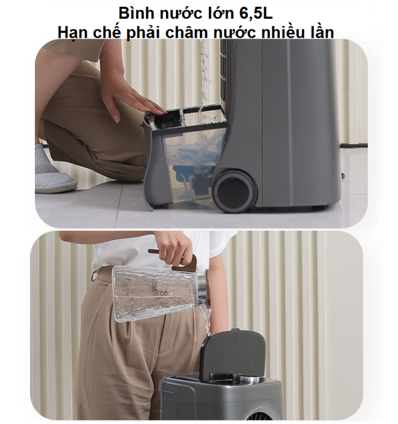 Quạt không cánh lọc và khử khuẩn làm mát, phun sương tạo ẩm vào mùa hè, sưởi ấm và tạo ẩm mùa đông thương hiệu Hà Lan cao cấp Philips ACR4248X Serial 4000 - Hàng nhập khẩu