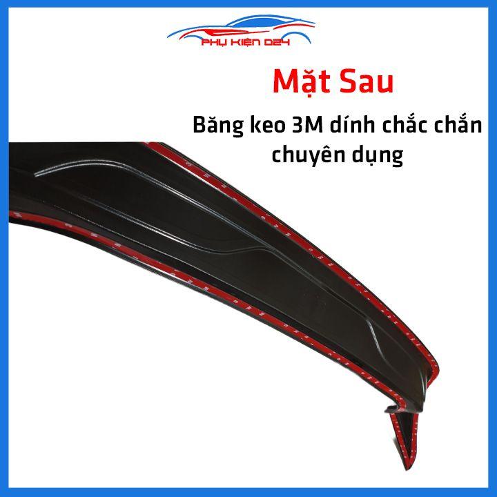 Ốp chống trầy cốp ngoài nhựa đen Vios 2014-2015-2016-2017 hàng loại 1 dán cốp sau chống xước trang trí xe
