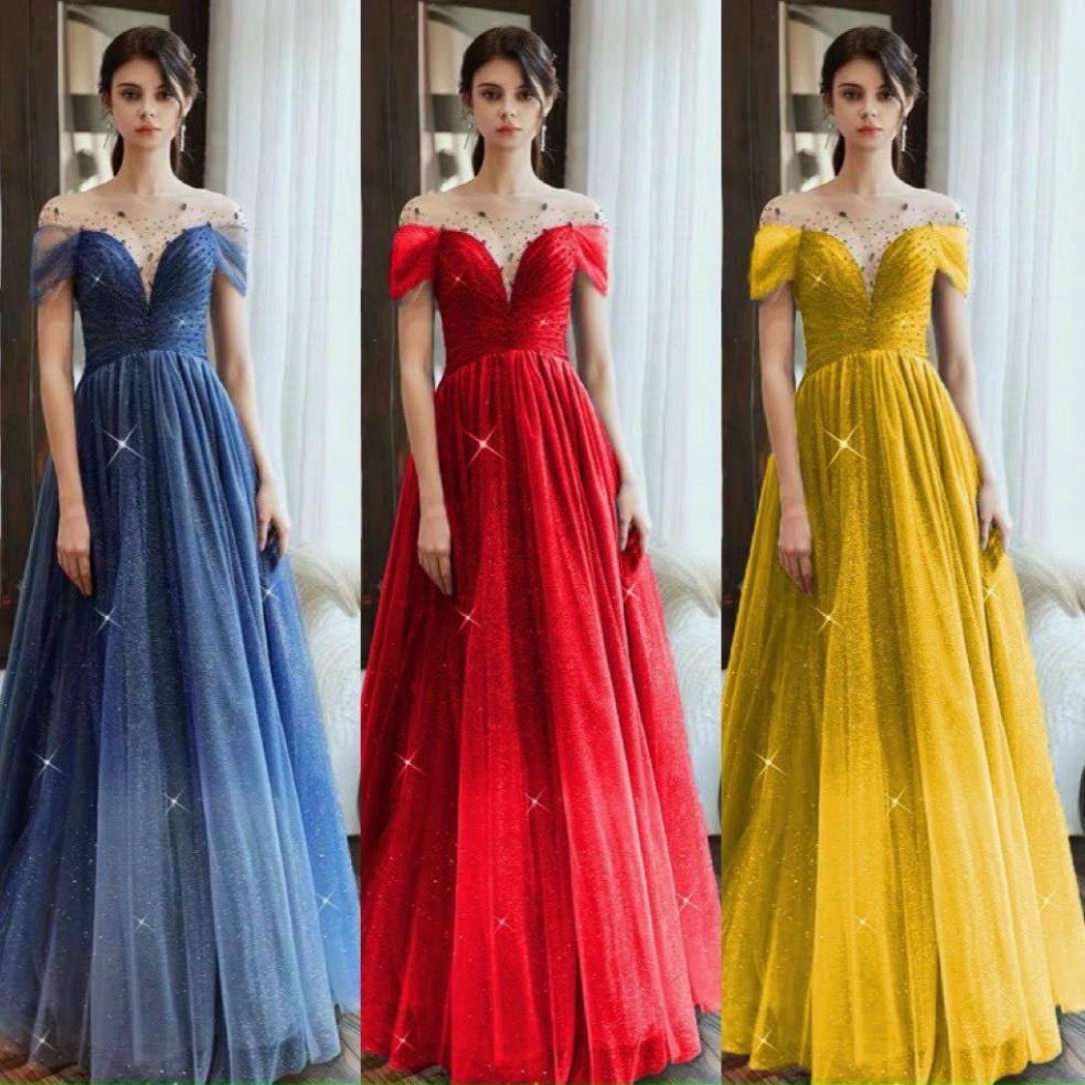 Đầm maxi dự tiệc dạ hội lưới nhũ kết cườm đen sang trọng ivy fashion - SIZE M/L - MS167Y đi biển dự tiệc dạo phố bigsize