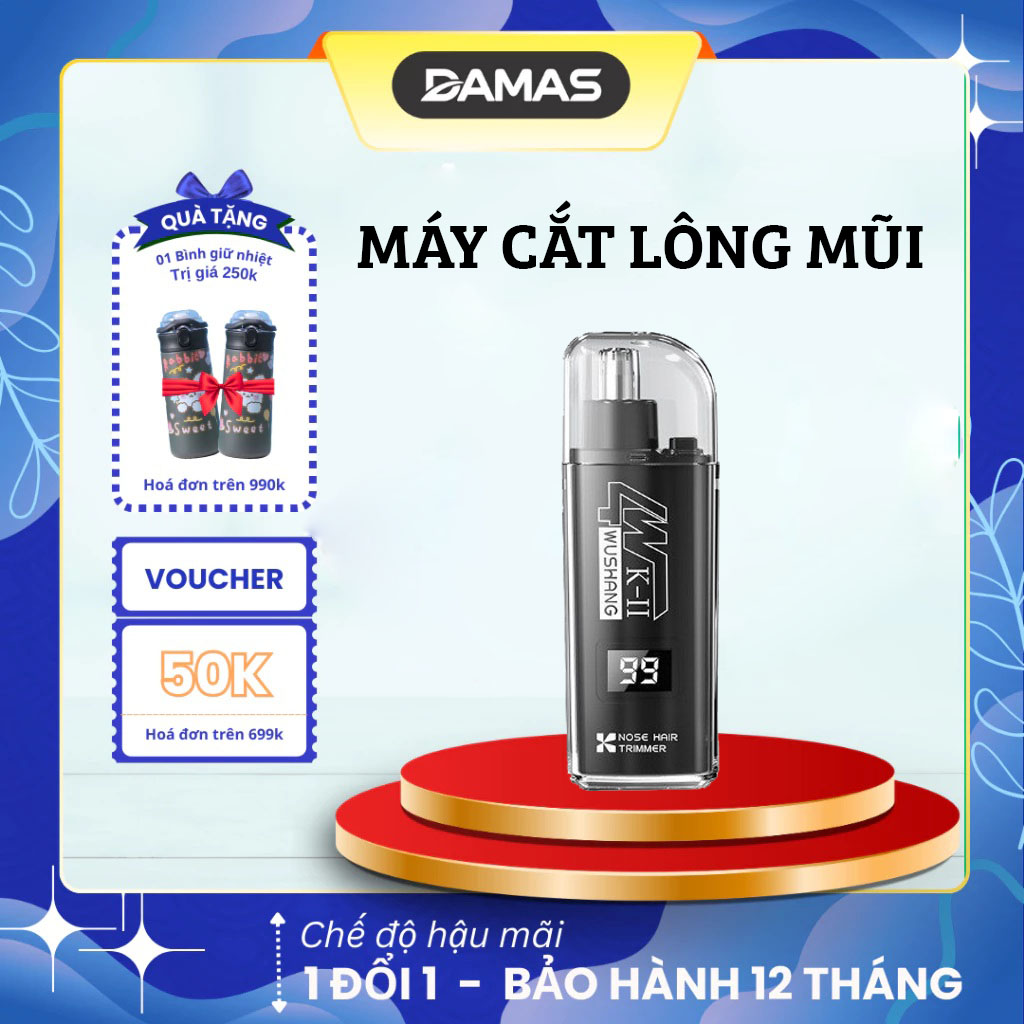 Máy Tỉa Lông Mũi Damas Dùng Cho Nam Nữ Siêu Tiện Lợi - Hàng Chính Hãng