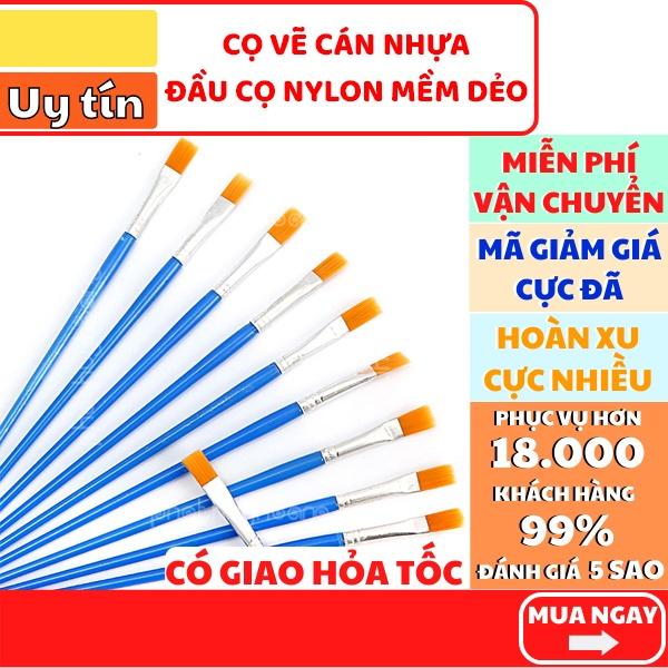 Cọ vẽ tranh màu nước tranh sơn dầu, màu acrylic loại tốt chuyên dụng, vẽ nail móng tay