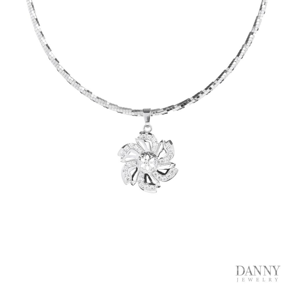 Mặt Dây Chuyền Nữ Danny Jewelry Bạc 925 Xi Bạch Kim DI4GZ011