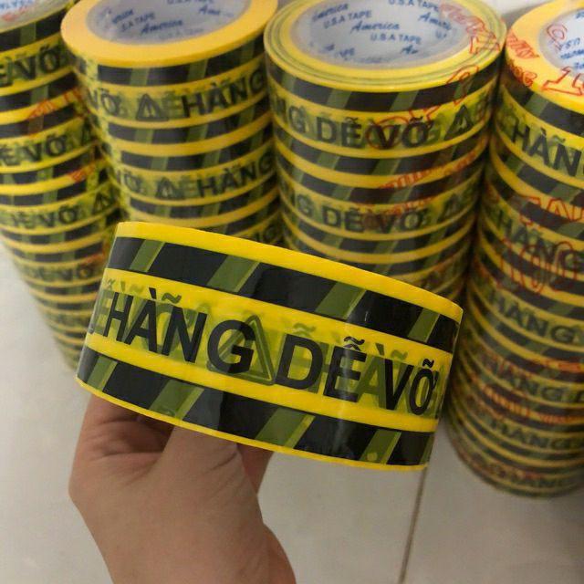Băng Keo Hàng Dễ Vỡ Niêm Phong Hàng Hóa 100Yard